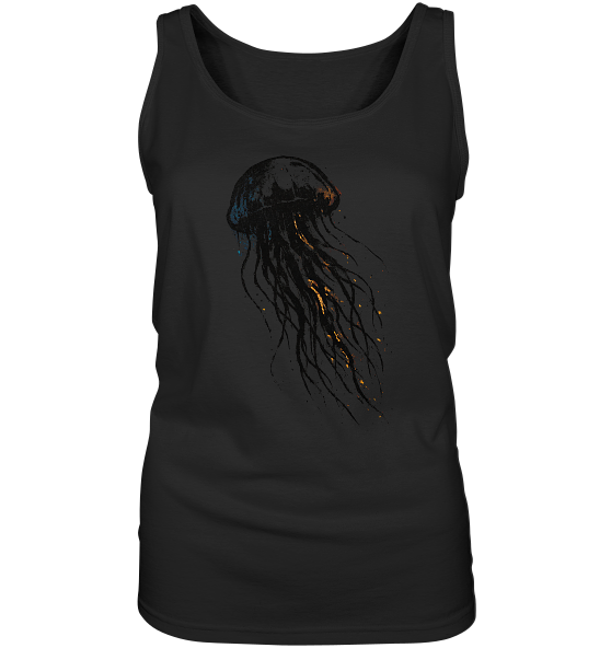Street Art Qualle - Damen Tank-Top - Kiebitzdelle