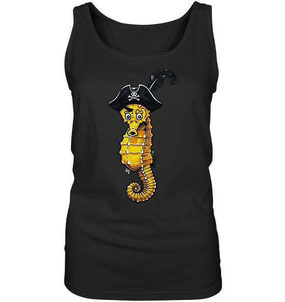 Seepferdchen Seeräuber Pirat - Damen Tank-Top - Kiebitzdelle