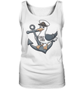 Coast Lover Möwe Kapitän - Damen Tank-Top - Kiebitzdelle