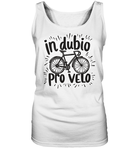 In dubio pro velo Fahrrad Spruch - Damen Tank-Top