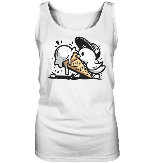 Möwe Küken mit Eis Street Art - Damen Tank-Top