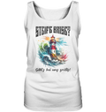 Steife Brise gibt’s bei uns gratis Leuchtturm Spruch - Damen Tank-Top - Kiebitzdelle