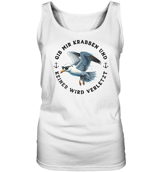 Gib mir Krabben und keiner wird verletzt - Damen Tank-Top - Kiebitzdelle