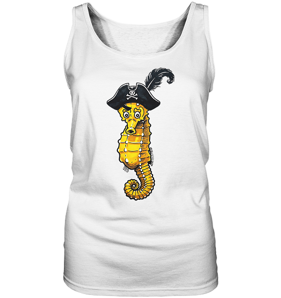 Seepferdchen Seeräuber Pirat - Damen Tank-Top - Kiebitzdelle