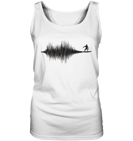 Soundwave Schallewelle Surfer Equilizer - Damen Tank-Top - Kiebitzdelle
