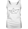 Papierschiff Papierboot Origami - Damen Tank-Top - Kiebitzdelle