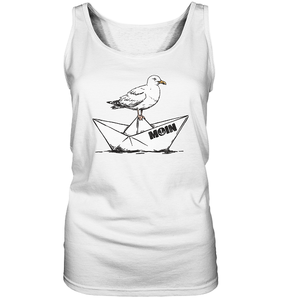 Papierschiff Möwe Moin - Damen Tank-Top