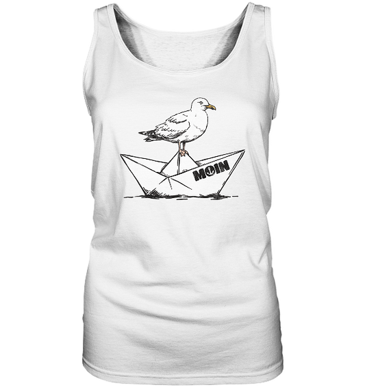 Papierschiff Möwe Moin - Damen Tank-Top