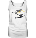 Chief of the Pier Chef Möwe mit Sonnenbrille - Damen Tank-Top - Kiebitzdelle