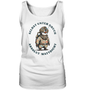 Wattdicht Pinguin Taucher mit lustigem Spruch - Damen Tank-Top - Kiebitzdelle
