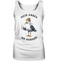 Mein Anker am Morgen Kaffee Möwe - Damen Tank-Top - Kiebitzdelle