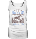 Keep the Sea Plastic Free Umweltschutz Spruch - Damen Tank-Top - Kiebitzdelle