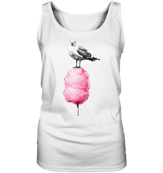 Möwe auf Zuckerwatte - Damen Tank-Top