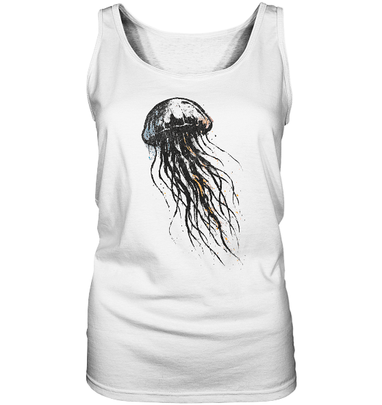Street Art Qualle - Damen Tank-Top - Kiebitzdelle