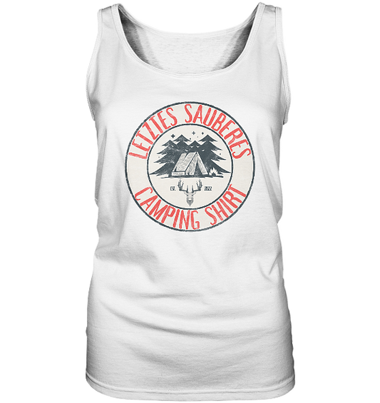 Letztes sauberes Camping Shirt - Damen Tank-Top