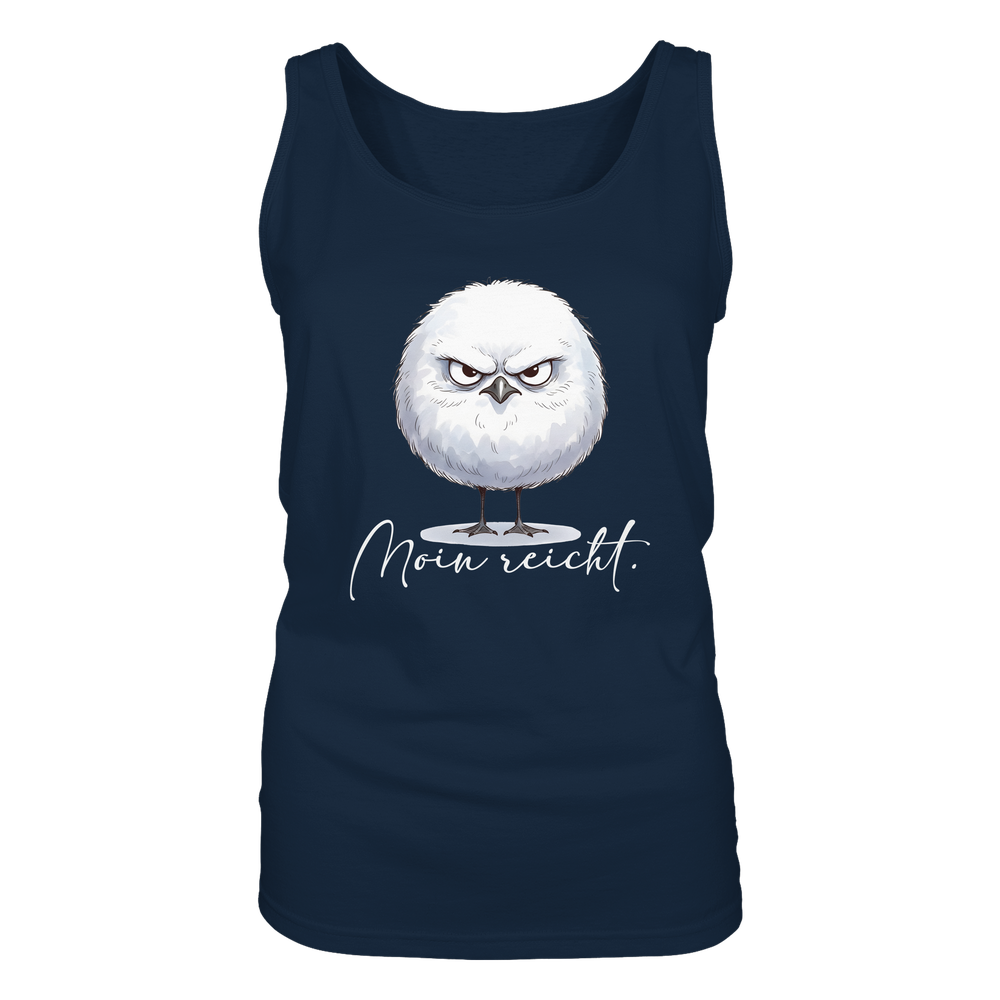 Moin reicht - Grimmige runde Möwe - Ladies Tank-Top