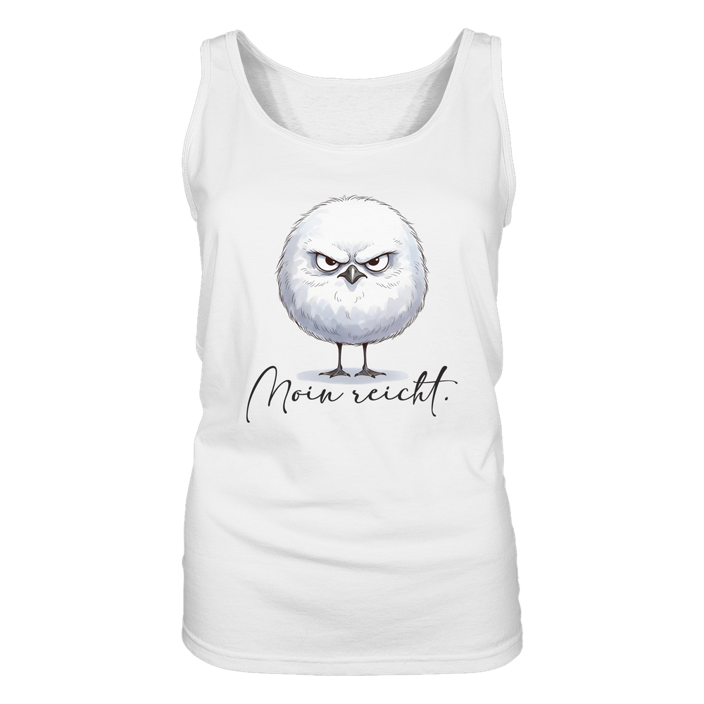 Moin reicht - Grimmige runde Möwe - Ladies Tank-Top