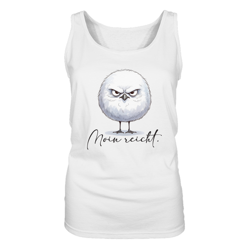 Moin reicht - Grimmige runde Möwe - Damen Tank-Top