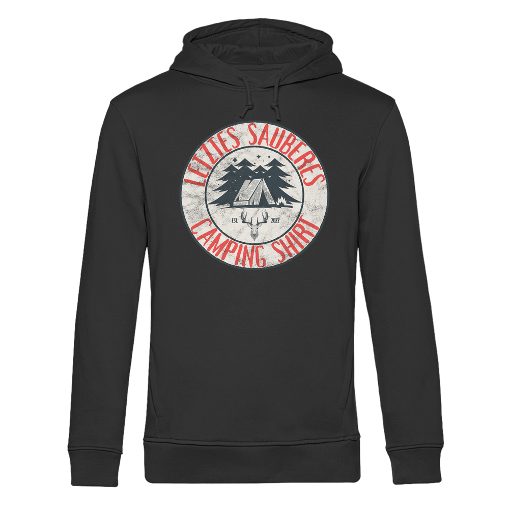 Letztes sauberes Camping Shirt - Herren Bio Hoodie - Kiebitzdelle