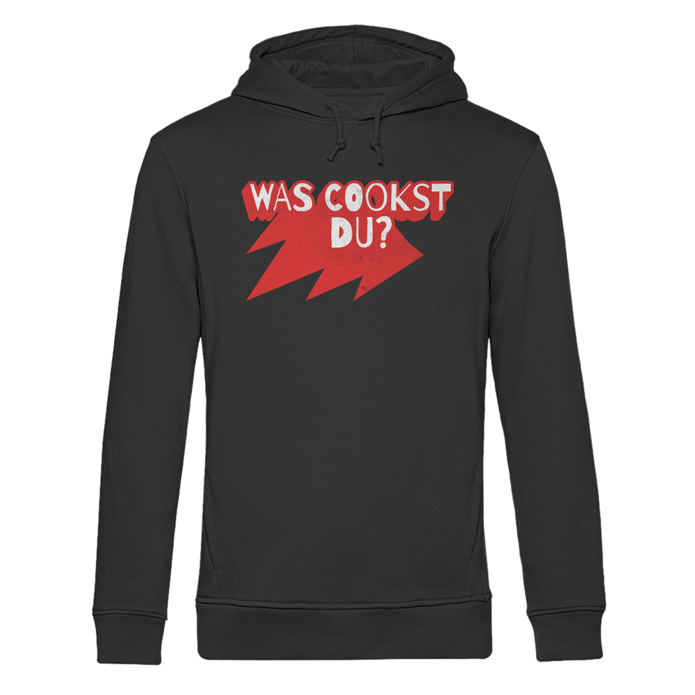 Was cookst du Lustig Kochen - Herren Bio Hoodie