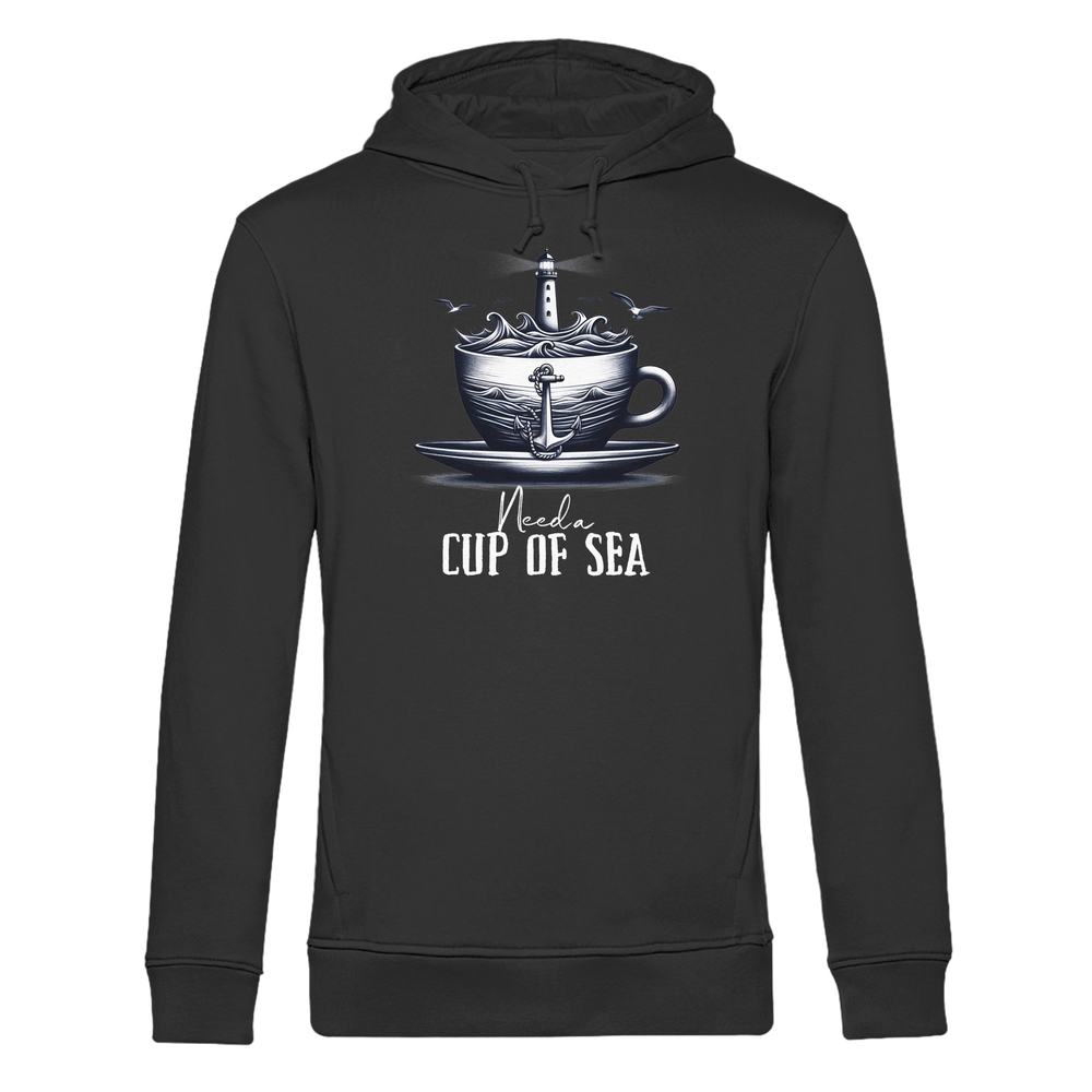 Need a cup of sea - Herren Bio Hoodie - Kiebitzdelle