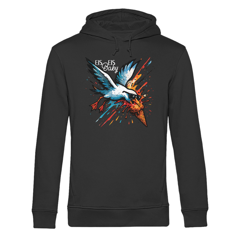 Eis Eis Baby Eisdieb Möwe - Herren Bio Hoodie - Kiebitzdelle