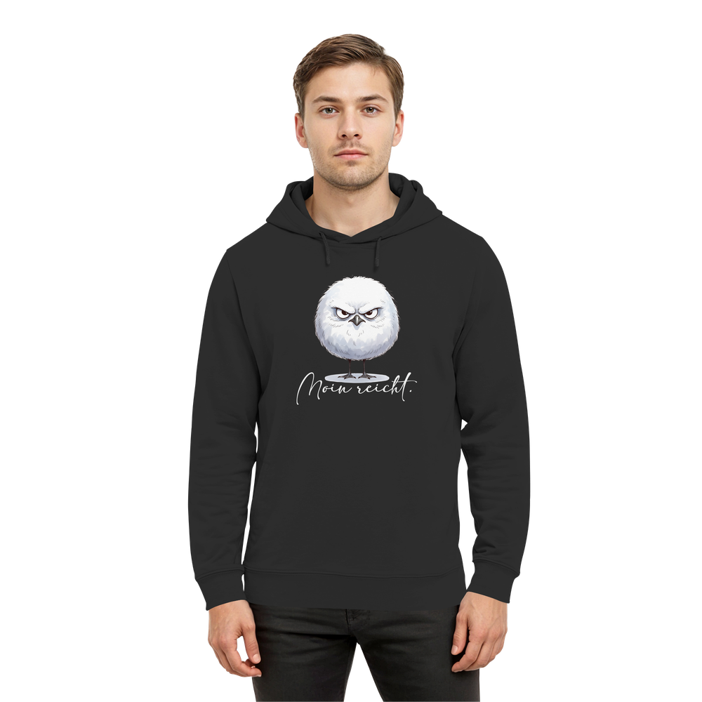 Moin reicht - Grimmige runde Möwe - Organic Hoodie B&C