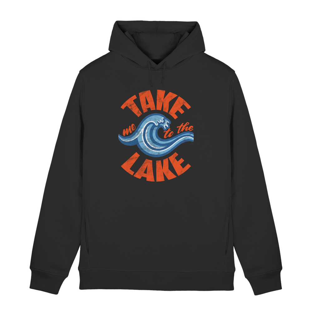 Take me to the Lake - Herren Bio Hoodie - Kiebitzdelle