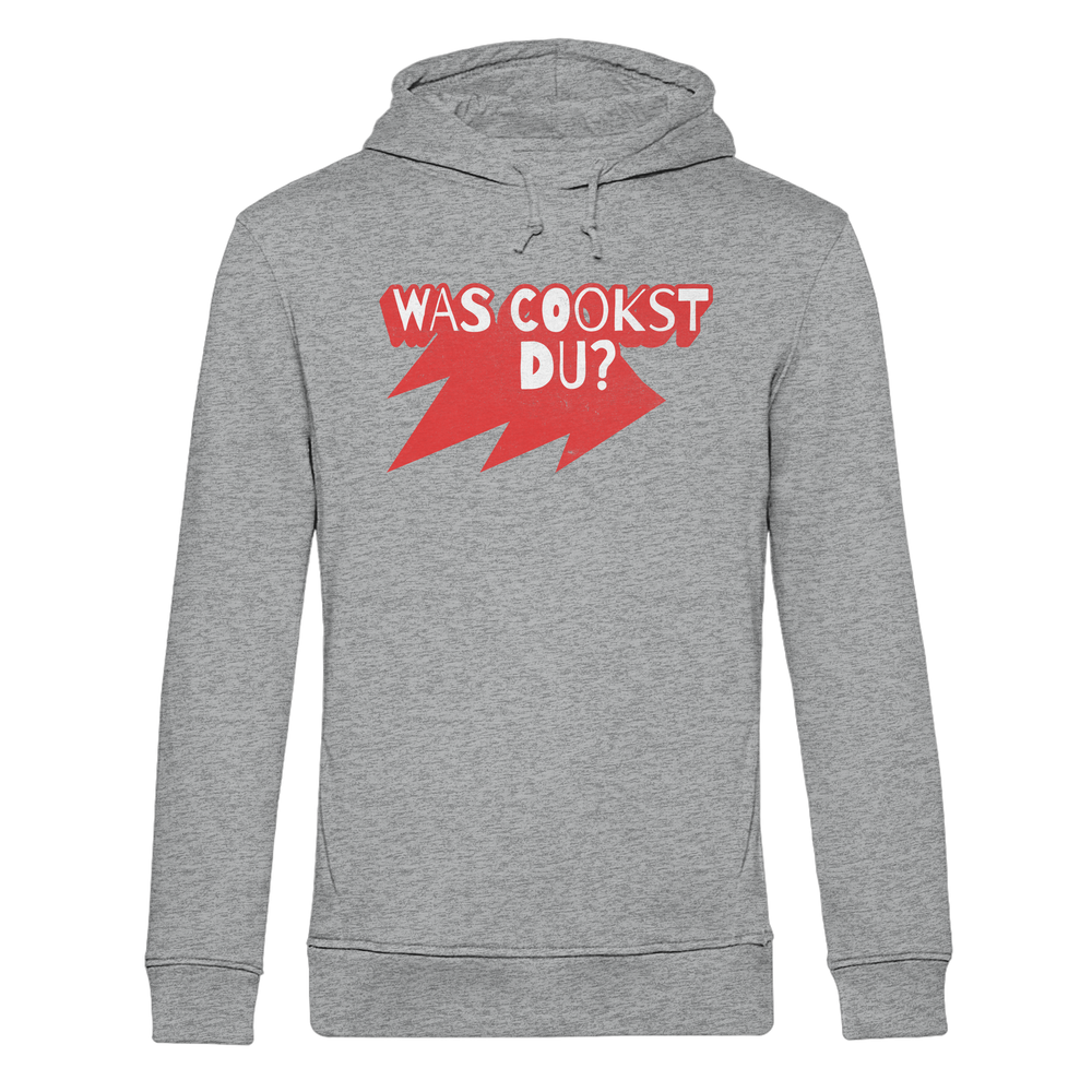 Was cookst du Lustig Kochen - Herren Bio Hoodie