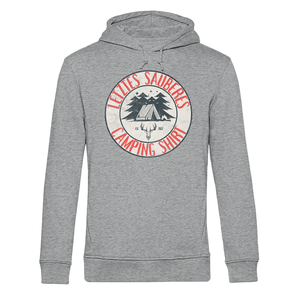 Letztes sauberes Camping Shirt - Herren Bio Hoodie - Kiebitzdelle
