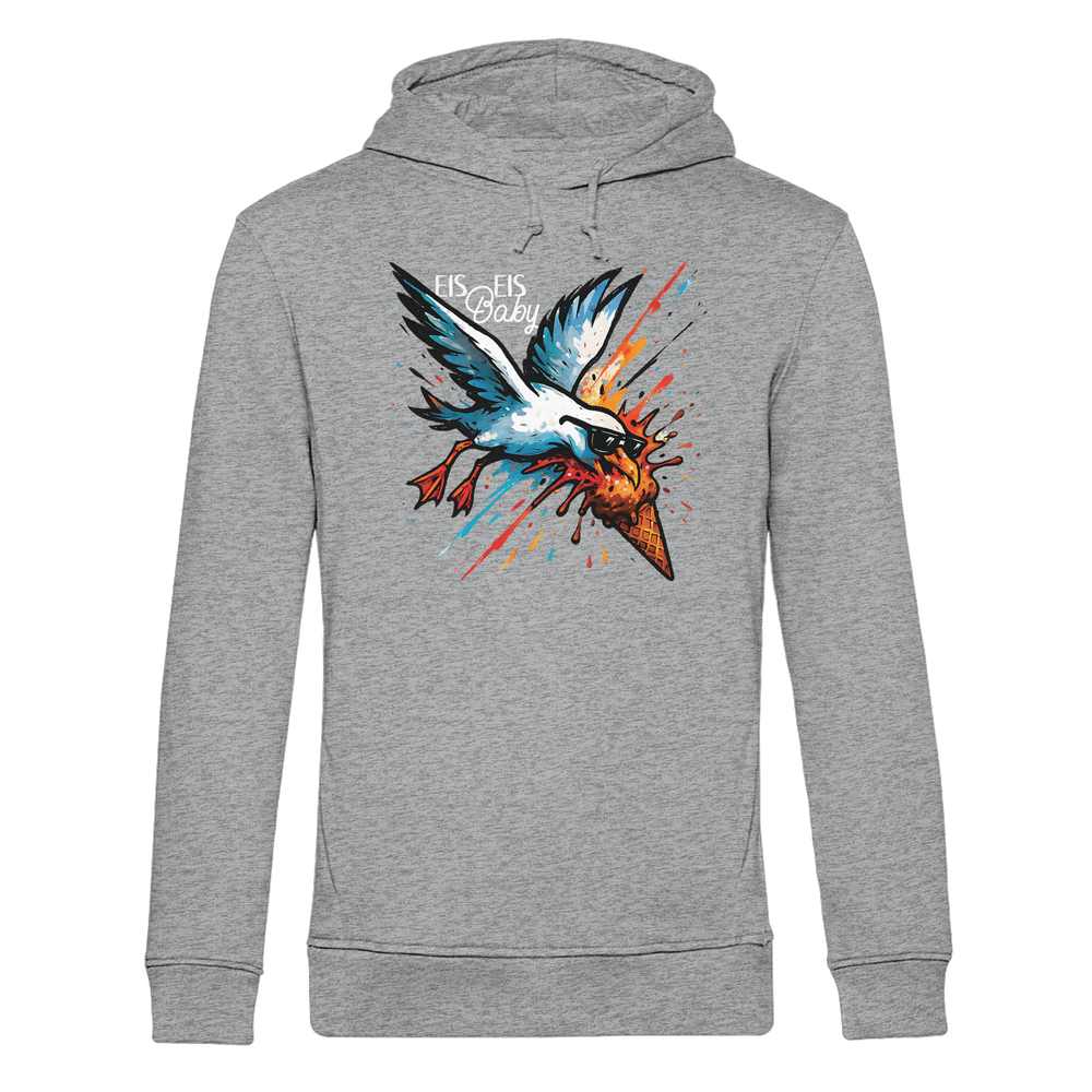 Eis Eis Baby Eisdieb Möwe - Herren Bio Hoodie - Kiebitzdelle