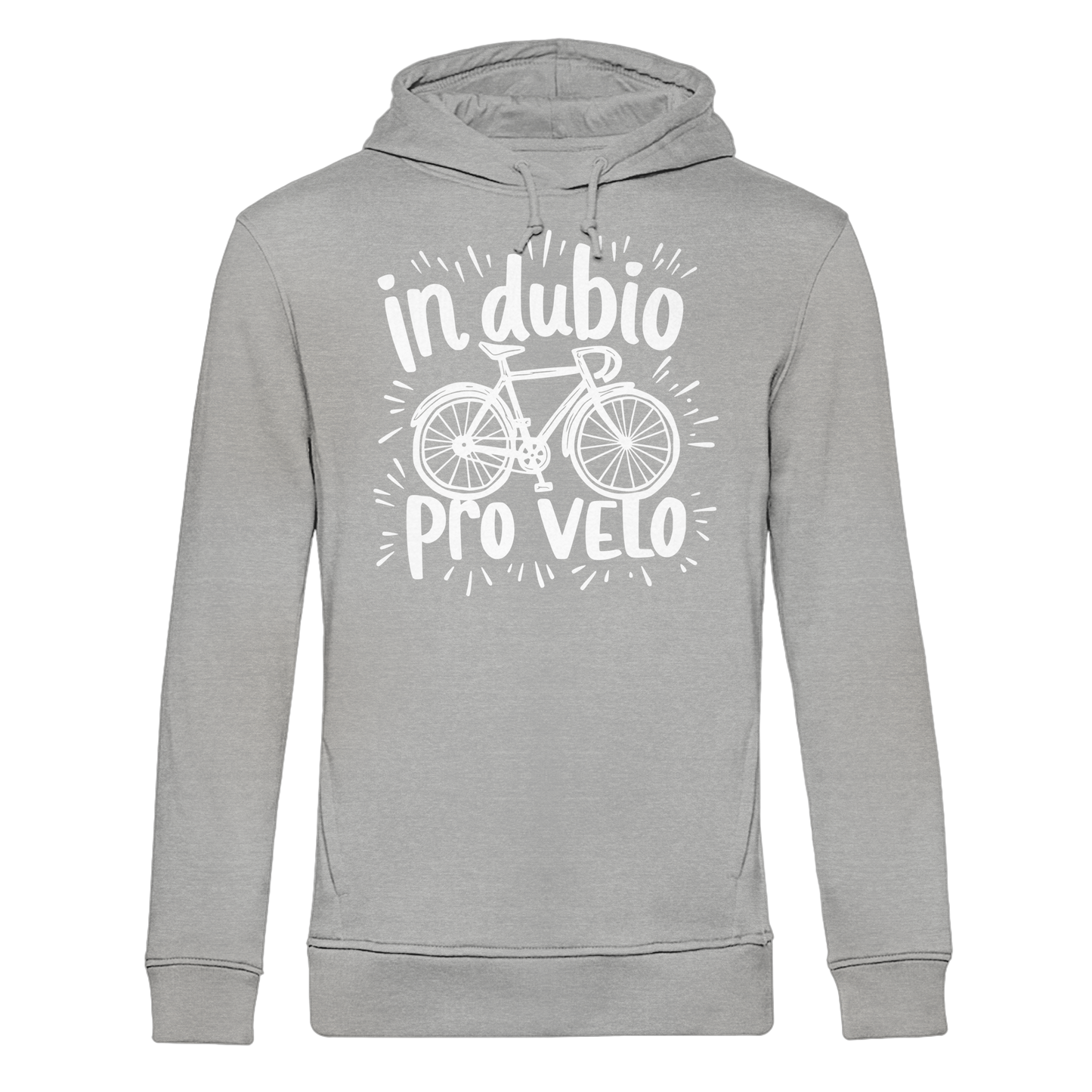 In dubio pro velo Fahrrad Spruch - Herren Bio Hoodie