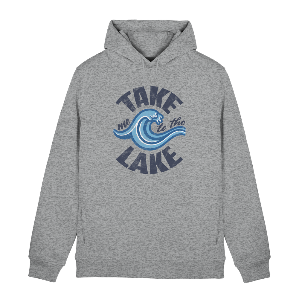 Take me to the Lake - Herren Bio Hoodie - Kiebitzdelle