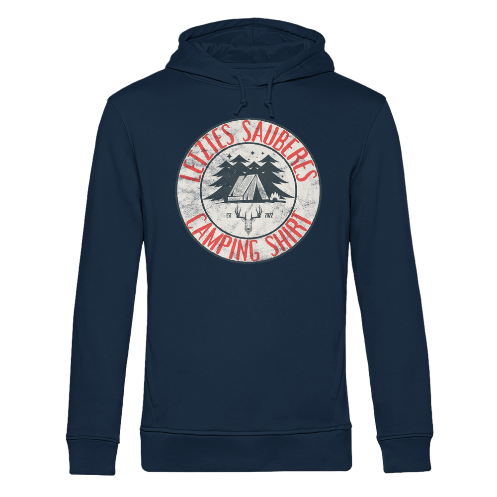 Letztes sauberes Camping Shirt - Herren Bio Hoodie - Kiebitzdelle