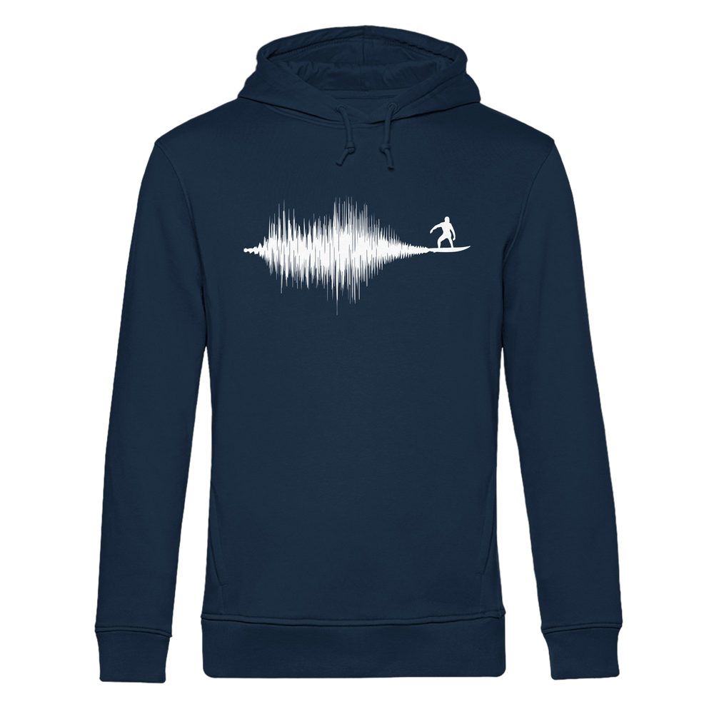 Soundwave Schallewelle Surfer Equilizer - Herren Bio Hoodie - Kiebitzdelle