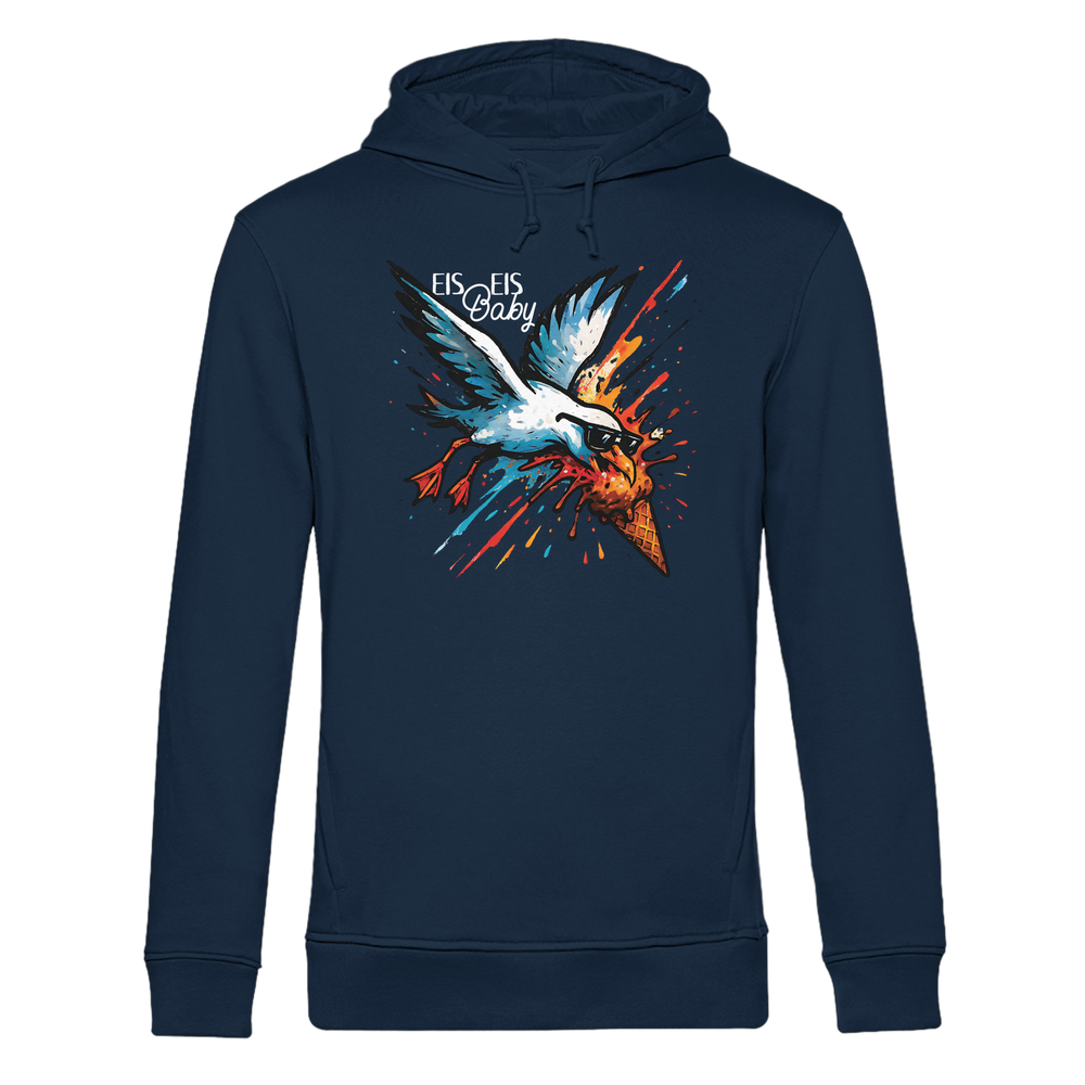 Eis Eis Baby Eisdieb Möwe - Herren Bio Hoodie - Kiebitzdelle