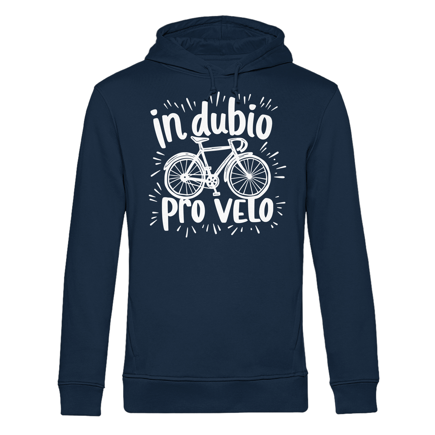 In dubio pro velo Fahrrad Spruch - Herren Bio Hoodie