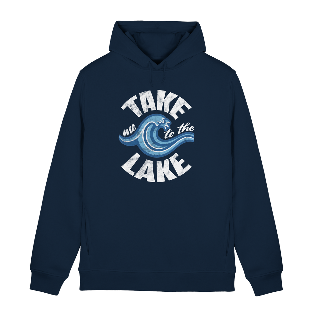 Take me to the Lake - Herren Bio Hoodie - Kiebitzdelle