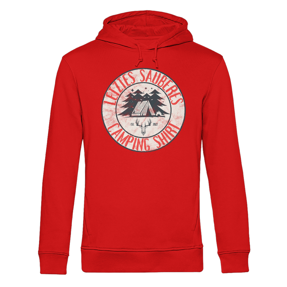 Letztes sauberes Camping Shirt - Herren Bio Hoodie - Kiebitzdelle