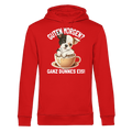 Guten Morgen Ganz dünnes Eis Hund Kaffeetasse - Herren Bio Hoodie - Kiebitzdelle
