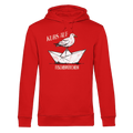 Kurs auf Fischbrötchen Papierschiff Möwe - Herren Bio Hoodie - Kiebitzdelle