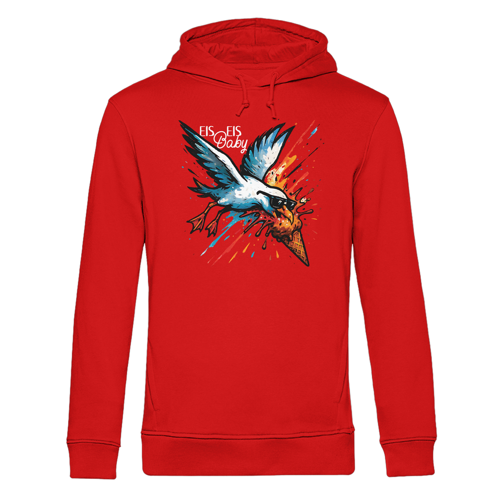 Eis Eis Baby Eisdieb Möwe - Herren Bio Hoodie - Kiebitzdelle
