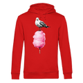 Möwe auf Zuckerwatte - Herren Bio Hoodie - Kiebitzdelle