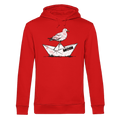 Papierschiff Möwe Moin - Herren Bio Hoodie - Kiebitzdelle