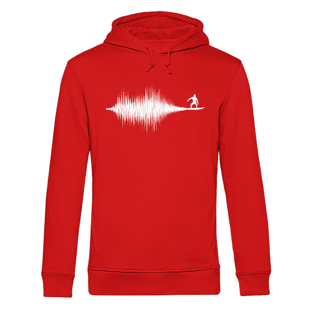 Soundwave Schallewelle Surfer Equilizer - Herren Bio Hoodie - Kiebitzdelle