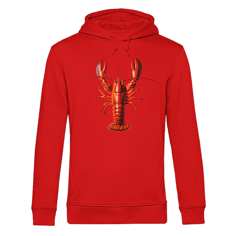 Roter Hummer - Herren Bio Hoodie - Kiebitzdelle