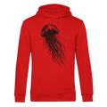 Street Art Qualle - Herren Bio Hoodie - Kiebitzdelle