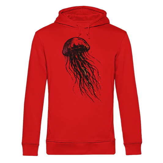 Street Art Qualle - Herren Bio Hoodie