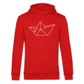 Papierschiff Papierboot Origami - Herren Bio Hoodie - Kiebitzdelle
