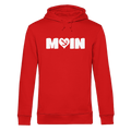 Moin Spruch mit Herz Anker - Herren Bio Hoodie - Kiebitzdelle